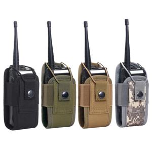 Baofeng 전술 라디오 Walkietalkie 주머니 허리 가방 홀더 포켓 휴대용 인터폰 홀스터 캐리 가방 사냥 캠핑 케이스