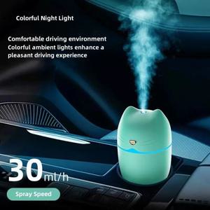 휴대용 USB 가습기, 가정용 사무실 학생 기숙사 침실, 작고 귀여운 미니 대형 스프레이, 자동차 장착, 신제품