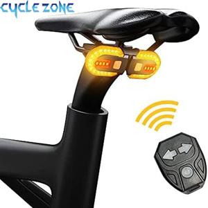 자전거 방향 지시등 후미등 LED 자전거 램프, USB 충전식 자전거 무선 조명, MTB 후미등, 자전거 액세서리