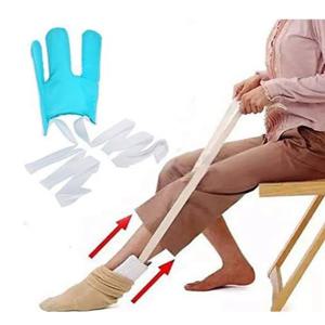 노인을 위한 굽힘 양말 보조 장치 없음 장애인 임신 양말 도우미 보조 도구 양말 보조 장치