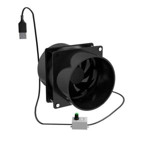 USB 조정 가능한 속도 솔더 연기 흡수기 ESD 연기 추출기 팬 파이프 덕트 배기 팬 1M 파이프 욕조 환기 팬