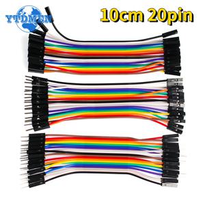듀퐁 라인 10cm 듀퐁 케이블 Arduino 점퍼 와이어 남성-남성 여성-여성 남성-여성 20핀 DIY 전자 키트