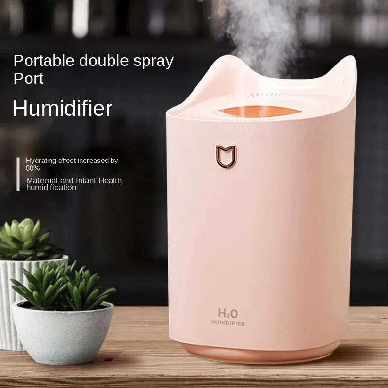 3000Ml 듀얼 제트 가습기 대용량 분무기 초음파 아로마 디퓨저 쿨 미스트 메이커 공기 Humificador 정수기