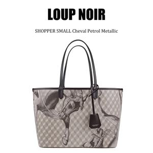 LOUP NOIR 여성을위한 새로운 토트 백 유명 브랜드 가방 캐주얼 토트 대용량 느와르 가방 어깨 여성 가방 고품질