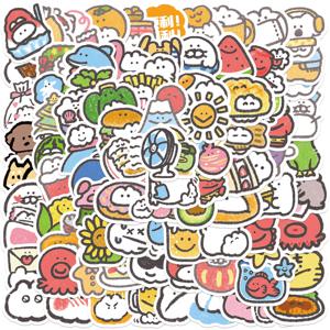 100Pcs 미니 MOKMOK 만화 귀여운 스티커 냉장고 수하물 노트북 스케이트 보드 자전거 PVC 방수 병 데 칼 스티커