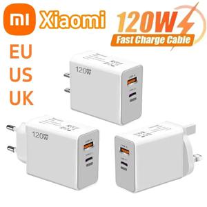샤오미 120w USB C Gan 고속 충전 어댑터, 아이폰 15 PD 초고속 USB 충전기, 삼성 노트북 태블릿 아이패드 맥북 OPPO용