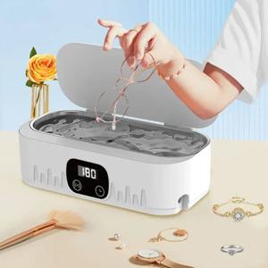 미니 초음파 가정용 세척기 고주파 진동 도구 (안경, 보석, 식기류 딥 클리닝)