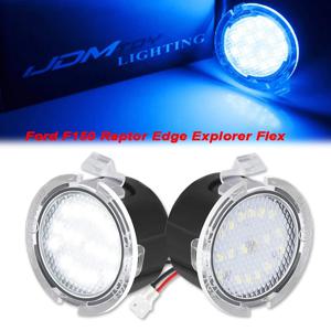 포드 F150 Explorer Edge Expedition Flex Fusion Taurus X Mondeo MK5 용 2pcs 사이드 미러 웅덩이 라이트 LED 램프