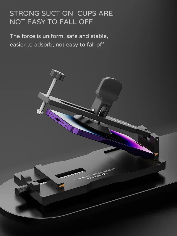 IFixes ICF6 휴대 전화 LCD 화면 열기 고정 장치 가열 없음 조정 자유롭게 강력한 흡입 디스플레이 제거 수리 도구