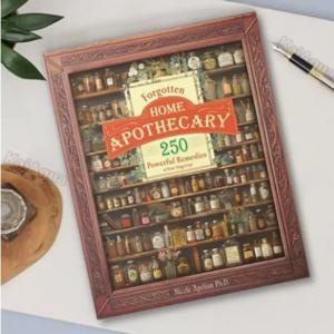 A5 Forgotten Home Apothecary 250 강력한 치유 비밀 천연 치료제 매일의 건강을 위한 천연 가정 치료제 책