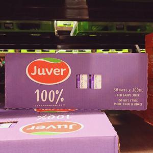 후버 JUVER 포도주스 200ml x 30