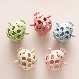 1Pc 아기 실리콘 Teether 장난감 유아 BPA 무료 실리콘 부드러운 진정 젖니가 남 장난감 신생아 씹는 젖니가 남 아기 선물 장난감
