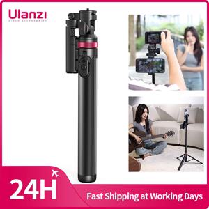 Ulanzi MT-78 카메라 스마트폰 필 라이트용 퀵 릴리스 삼각대 Max1.85m 삼각대 셀카(리모컨 포함)