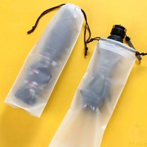 1/3/5pcs 투명 방수 우산 보관 가방 휴대용 재사용 가능한 Drawstring 가방 홈 스토리지 주최자 우산 Accessorie