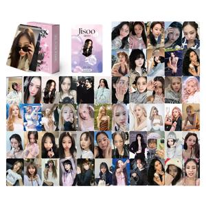 케이팝 걸그룹 새 앨범 로모 카드 포토카드 하이 퀄리티, 양면 인쇄 엽서 팬 컬렉션, 55 개