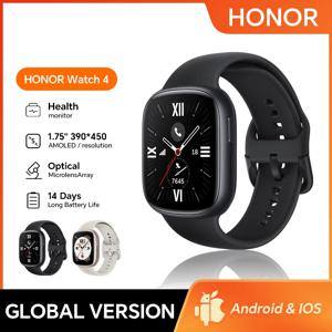 Honor Watch 4 스마트워치, 1.43인치 AMOLED, 심박수 수면 스트레스 모니터 Honor 스마트폰용