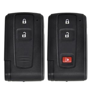 Toyota Prius 2004-2009에 적합 키 Fob 커버 케이스 쉘 열쇠가없는 항목 빈 키로 원격 교체