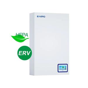 필터 잘 고정된 실내 신선한 공기 환기 시스템 엔탈피 열 교환 덕트리스 ERV