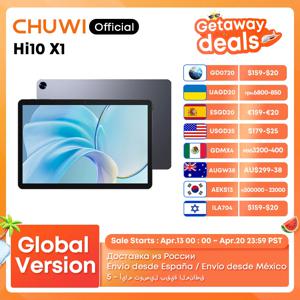 CHUWI 2025 Hi10 X1 2 In 1 태블릿 10.1인치 디스플레이 Intel N150 프로세서 LPDDR5 8GB RAM 256GB SSD Windows 11 태블릿 PC WiFi6