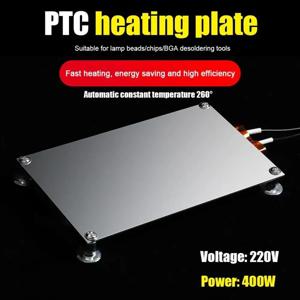400W 110V PTC 가열 플레이트 칩 BGA 솔더링 볼 분할 알루미늄 LED 제거 용접 스테이션 300W 220V 해체 보드 도구