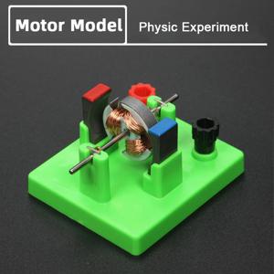 DIY DC 전기 모터 모델 물리학 실험 보조 4.5V 개방형 구조 모터 모델 물리학 과학 교육