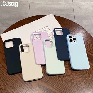 아이폰 16, 15, 14, 13, 12, 11 Pro Max, XR, XS Max, 7, 8 Plus용 오리지널 리퀴드 실리콘 마그네틱 케이스 (무선 충전 지원)