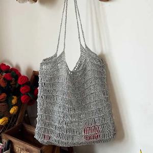 수공예 은사 200g mm 초극세사 아님 면사 DIY 직조 재료 인기 있는 깨진 은 조각