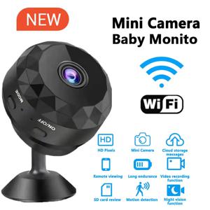 1080P HD 미니 WiFi 카메라 베이비 모니터 실내 안전 보안 감시 야간 투시경 캠코더 IP 캠 오디오 비디오 레코더