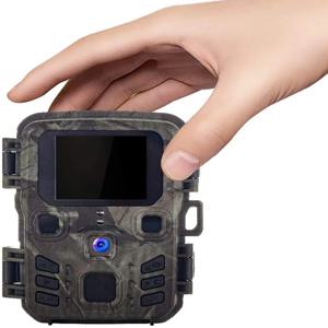 사냥 흔적 카메라 20MP 1080P 야외 야생 동물 카메라 감시 야간 투시경 사진 트랩 Mini301