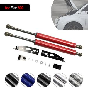 Fiat 500 2007-2023 프론트 보닛 후드 수정 가스 스트럿츠 리프트 지원 탄소 섬유 충격 댐퍼 액세서리 흡수 장치 프로펠러 막대