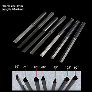 조각 칼 쥬얼리 공압 조각 액세서리 주걱 삼각형 Graver 금속 블레이드 DIY 만들기 도구