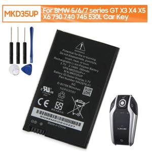 BMW 5 6 7 시리즈용 충전식 배터리, GT X3 X4 X5 X6 730 740 745 530 디스플레이, 리모컨 자동차 키 배터리, MKD35UP