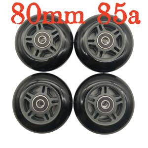무료 배송 스케이트 휠 80x24mm 롤러 휠 80mm 두께 24mm 85A 4 바퀴/로트 608RS 베어링