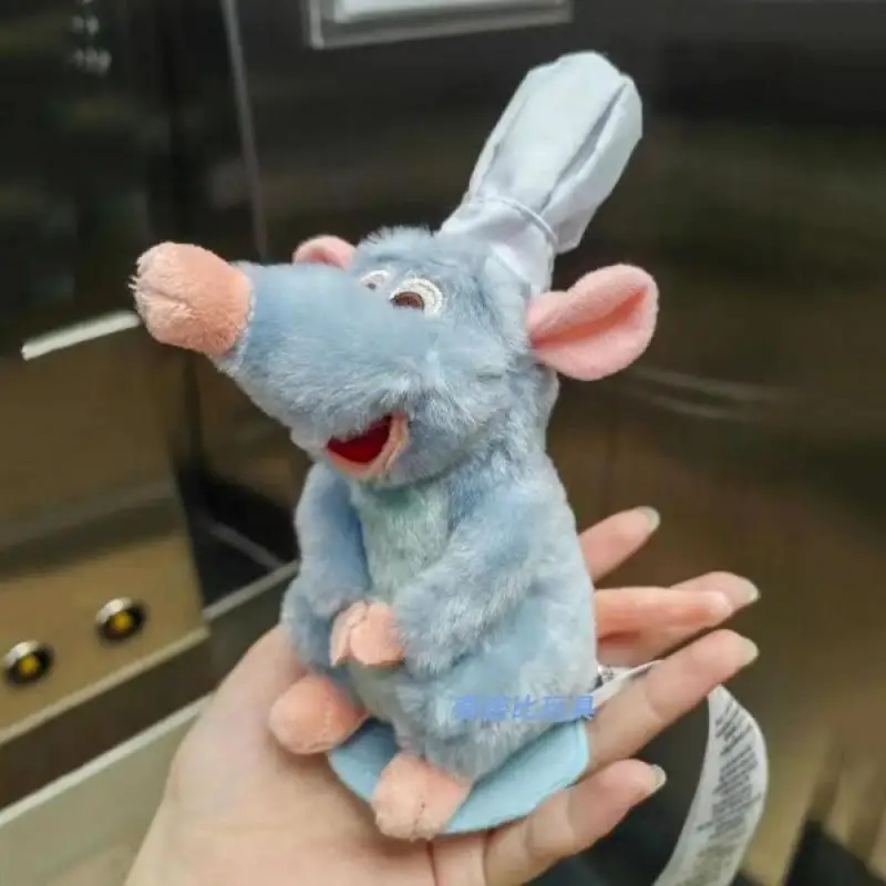 귀여운 마우스 만화 Ratatouille 요리사 레미 자기 어깨 플러시 장난감 어린이 선물 Kawaii 플러시 물건 장난감 여자 친구 크리스마스 선물