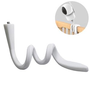 IP 카메라 홀더 스탠드 베이비 모니터 벽 마운트 실리카 젤 브래킷 구멍없는 유아용 침대 크래들로드 호스 홀더 유연한 트위스트 장착