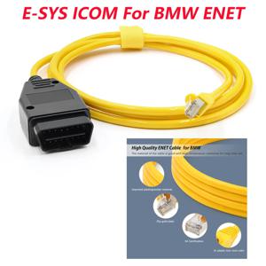 BMW ENET 케이블 E-SYS ICOM 코딩 툴 F시리즈 리프레시 숨겨진 데이터 OBD2 진단 스캐너 어댑터 ECU 프로그래머 (BMW 차량용)