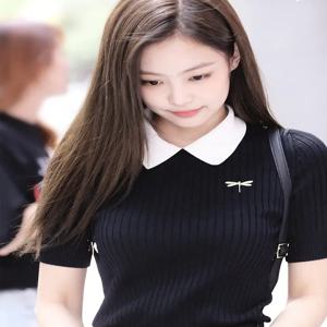 Jin Zhini 블랙 슬림 피트 니트 반소매 폴로 셔츠 여성용 얇은 여름 뉴 대학 스타일 탑 한국어 버전 통근