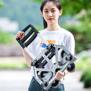 접이식 핸드 트럭, 접이식 휴대용 가정용 쇼핑 카트, 야외 화물 트레일러, 계단 오르기 쉬운 짐 트롤리