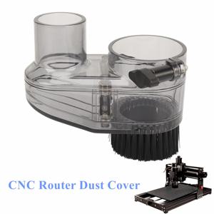 조각 기계 용 38mm 호스가있는 52mm CNC 라우터 먼지 신발 3018 3020 4540 1610 시리즈 밀링 머신 보호 액세서리