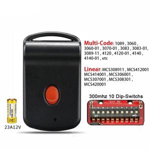 300MHz 선형 차고 원격 제어 3060 3089 308911 1089 4120 MCS308911 MCS412001 MCS414001 MCS308301 도어 오프너