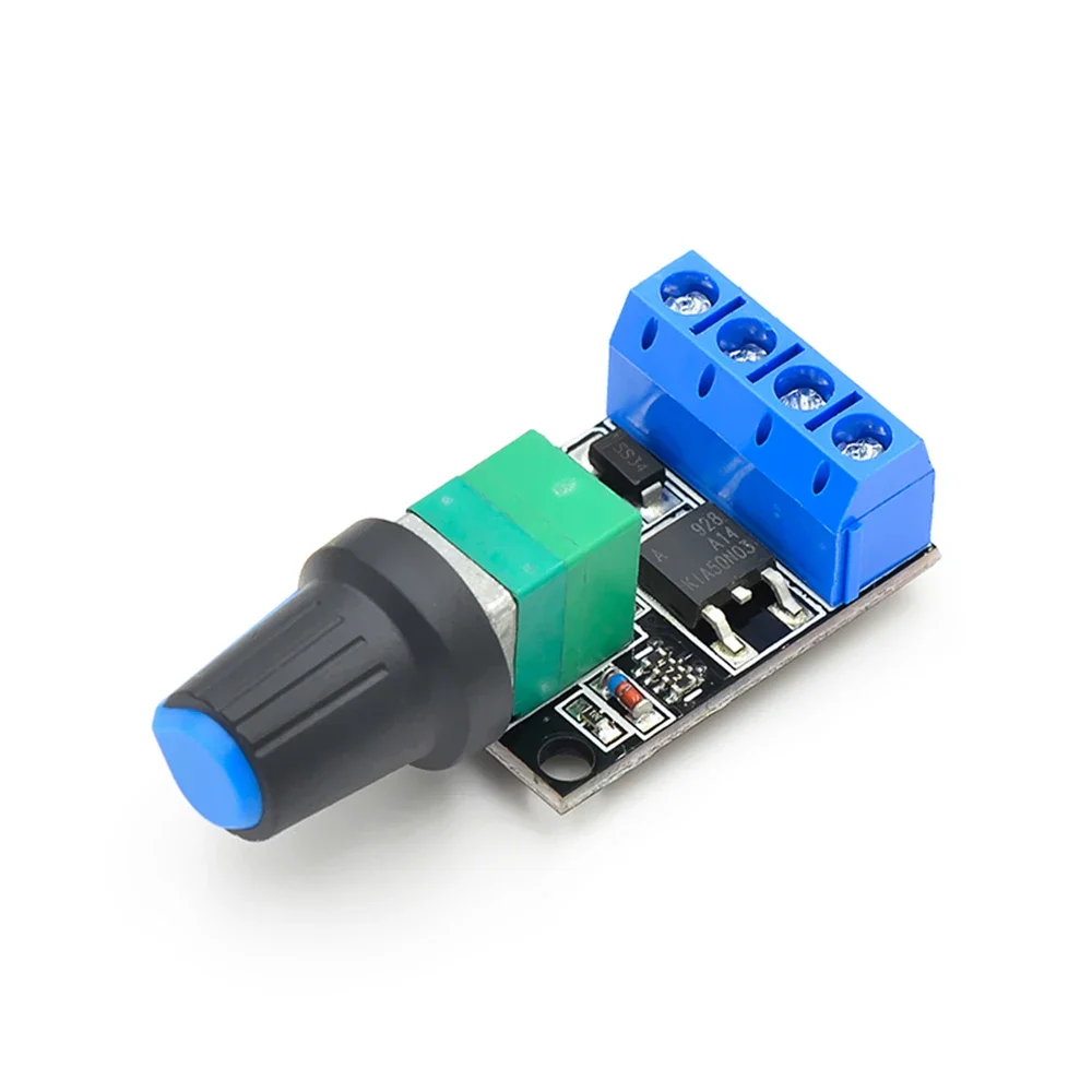 1Pcs PWM DC 모터 속도 조광기 컨트롤러 5V 12V 16V 10A 전압 조정기 LED 조광기 디밍 모듈 무단 속도 조정기