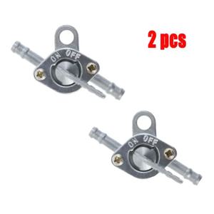 2pc 범용 오토바이 스쿠터 SUV 인라인 가솔린 연료 탭 90cc 110cc 120cc 125cc 140c 용 Motobike on-Off 스위치