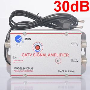 30dB 케이블 TV 분배기 증폭기 30dB 디지털 TV 안테나 신호 부스터 홈 Tv 장비 45Mhz ~ 860MHz EU 플러그 220V 50/60Hz-