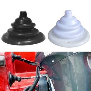 보트 고무 케이블 그로멧 글랜드 콘 스티어링 컨트롤 마녀 모자 105mm 직경 해양 고무 보호 벨로우즈