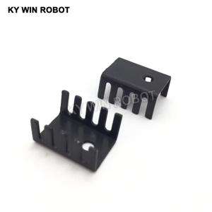 10PCS 검정색 15*10*20MM 삼극관 방열판 10*15*20MM TO-220 TO220 트랜지스터 알루미늄 라디에이터 방열판 냉각기 냉각 20*15*10MM