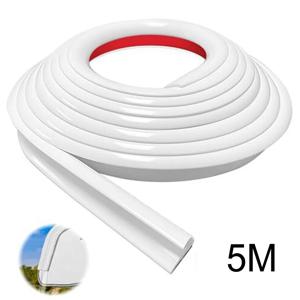 캠핑카 밴 거터 레인 가드 드립 스톱 5M PVC 레인 스트립 지붕 J 모양 레인 거터 캠핑카 부품 Rv 캠핑카 액세서리