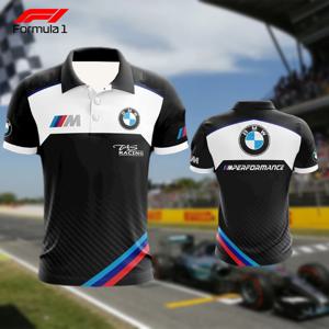 여름 BMW 오토바이 레이싱 폴로 셔츠, 편안하고 통기성이 뛰어나 오토바이 매니아 및 일일 라이더를 위해 설계되었습니다.