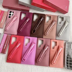 삼성 갤럭시 S25 울트라 S24 FE S23 플러스 A16 A55 A35 A25 A15 A05S 로드 DIY 립스틱 소프트 실리콘 케이스 (오리지널)
