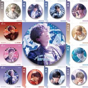 58mm 게임 사랑과 깊은 공간 Zayne Rafayel Caleb Sylus Xavier 코스프레 의상 배지 핀 SPTE Tinplate 브로치 소품 크리스마스 선물
