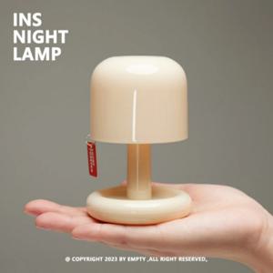 미니 데스크탑 일몰 밤 램프 크리 에이 티브 USB 충전식 버섯 스타일 Led 밤 빛 커피 바 홈 장식 침실